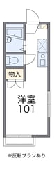 レオパレスリバーサイド染地の物件間取画像